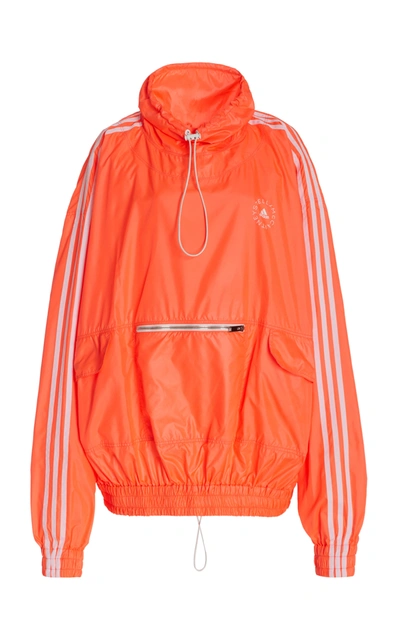 Shop Stella Mccartney Women's +adidas Jayla Oversized Cotton-blend Hoodie In Orange