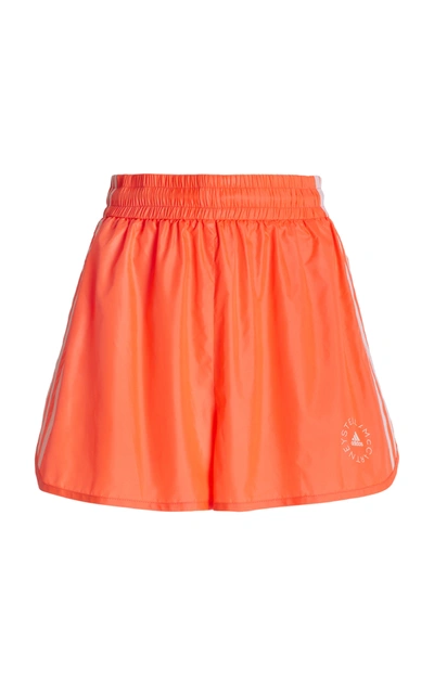 Shop Stella Mccartney Women's +adidas Josie Cotton-blend Shorts In Orange