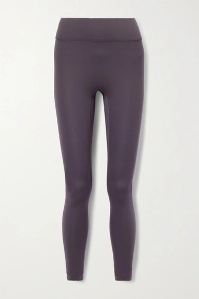 Shop All Access Center Stage Stretch Leggings In Purple