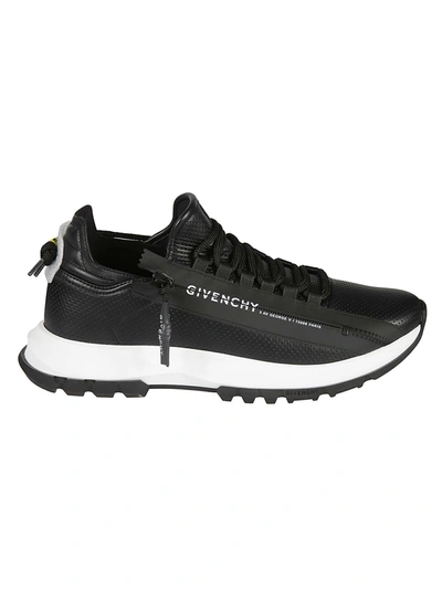 Shop Givenchy Spectre Runner Zip Sneakers In Bianco