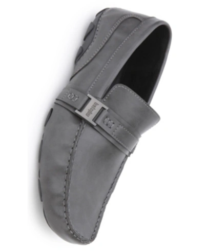 Shop Kenneth Cole Men's String Along Loafer Men's Shoes In Dark Gray
