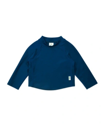 Shop Green Sprouts Baby Boys Or Baby Girls Long Sleeve Rashgaurd Shirt Upf 50 In Navy