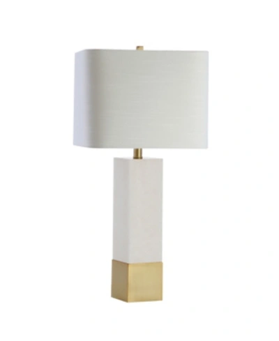 Shop Jonathan Y Jeffrey Metal Or Marble Led Table Lamp In Gold