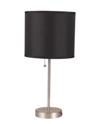 Shop Acme Furniture Vassy Table Lamp (set Of 2) In Black