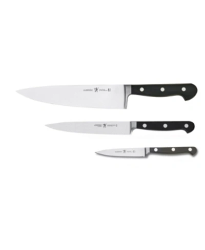 Shop J.a. Henckels Classic 3 Piece Starter Knife Set In Black