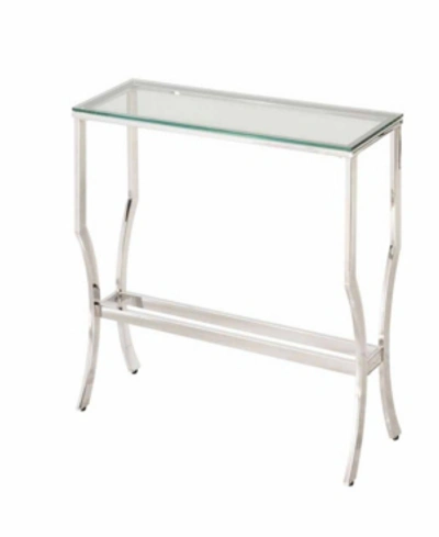 Shop Coaster Home Furnishings Brea Rectangular Sofa Table With Mirrored Shelf In Silver