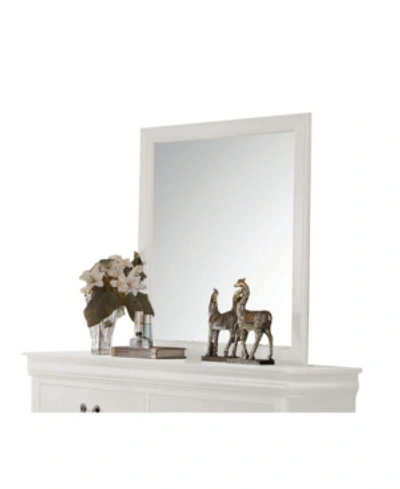 Shop Acme Furniture Louis Philippe Mirror In White