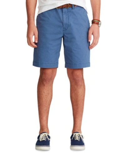 Shop Polo Ralph Lauren Men's Big & Tall Stretch Classic-fit Twill Shorts In Federal Blue