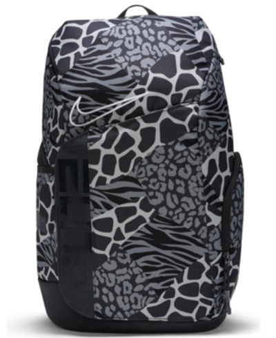 Shop Nike Men's Hoops Elite Camo Basketball Backpack In Dark Sky Grey