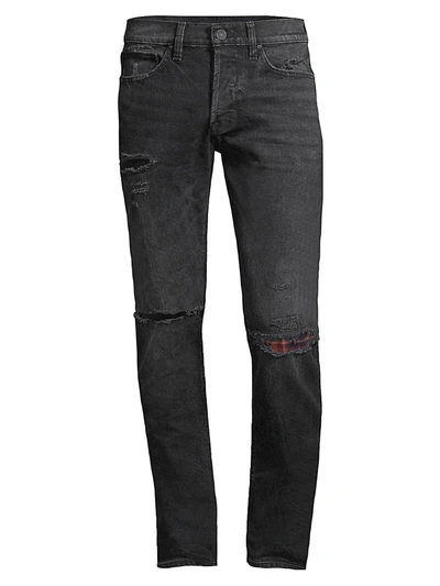 Shop Hudson Men's Axl Distress Skinny Jeans In Drop Step