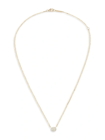 Shop Lana Jewelry Women's Malibu 14k Yellow Gold & Diamond Petite Disc Necklace