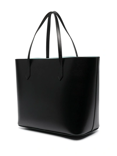 Shop Givenchy Wing Leather Shopping Bag In Black