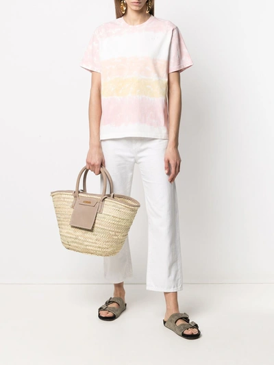 Shop See By Chloé Striped Cotton T-shirt In Multicolor