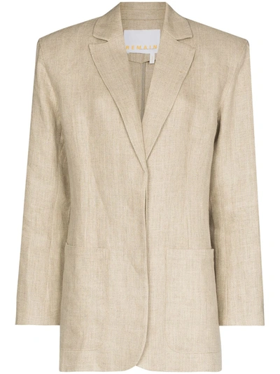 Remain Birger Christensen Helen Single-breasted Blazer In Brown