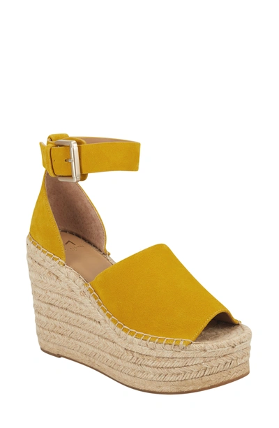 Shop Marc Fisher Ltd Adalyn Espadrille Wedge Sandal In Girasole Suede