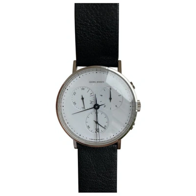 Pre-owned Georg Jensen Watch In White