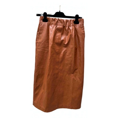 Pre-owned Jejia Mid-length Skirt In Brown
