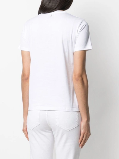Shop Dondup Logo Cotton T-shirt In White