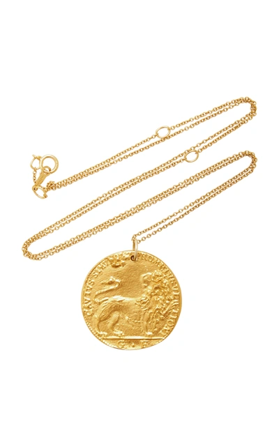 Shop Alighieri Women's Il Leone 24k Gold-plated Necklace