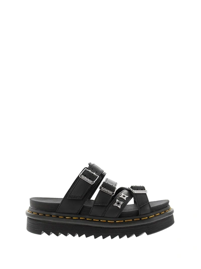 Shop Dr. Martens' Ryker Ii Hdw - Slip-on Sandals In Black