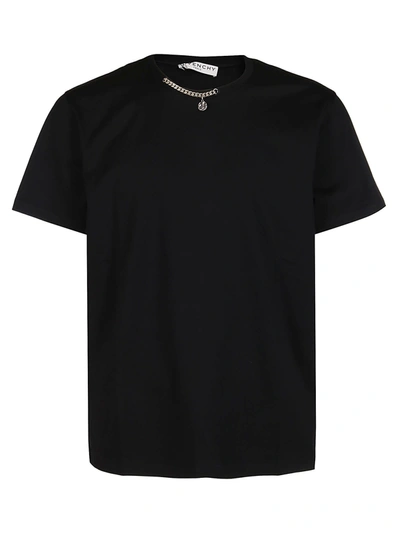 Shop Givenchy Black Cotton T-shirt