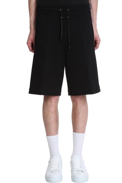 Shop Neil Barrett Shorts In Black Viscose