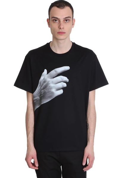 Shop Neil Barrett T-shirt In Black Cotton