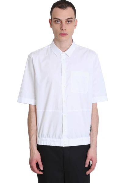 Shop Neil Barrett Shirt In White Cotton