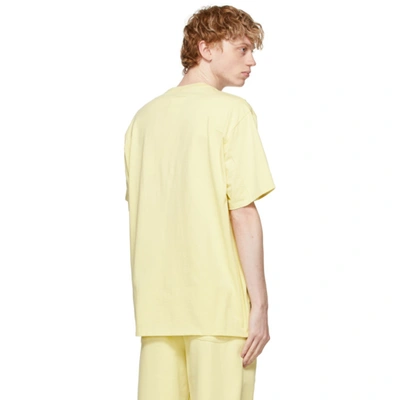 Shop Doublet Yellow 'with My Friend' T-shirt