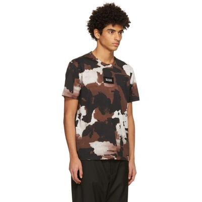 Shop Dolce & Gabbana Red Cotton Camo Print T-shirt In Hr2qf Camouflage F.