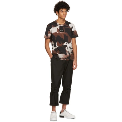 Shop Dolce & Gabbana Red Cotton Camo Print T-shirt In Hr2qf Camouflage F.