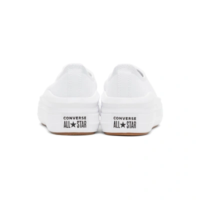 Shop Converse White Chuck Taylor All Star Move Ox Sneakers In White/white