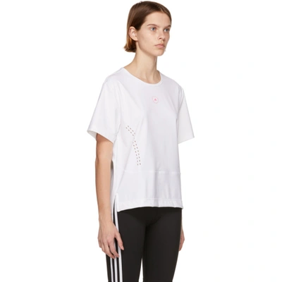 Shop Adidas By Stella Mccartney White Truepurpose Yoga Sport Top