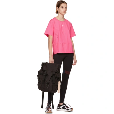 Shop Adidas By Stella Mccartney Pink Truepurpose Yoga Sport Top In Solar Pink