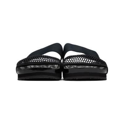 Shop Adidas By Stella Mccartney Black Lette Sandals