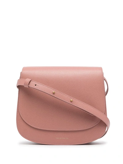 Classic Textured Saddle Shoulder Bag In Confetto