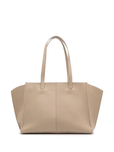 Shop Mansur Gavriel Zip Multitude Tote Bag In Neutrals