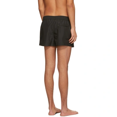 Shop Dolce & Gabbana Black Short Swim Shorts In N0000 Black
