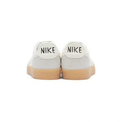 Shop Nike Off-white Leather Killshot 2 Sneakers In 128 Sail/sa