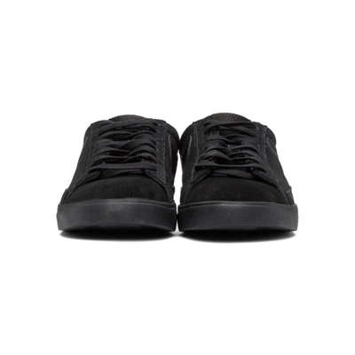 Shop Nike Black Blazer Low Le Sneakers In 001 Black