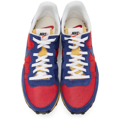 Shop Nike Red & Navy Challenger Og Sneakers In 600 Univers