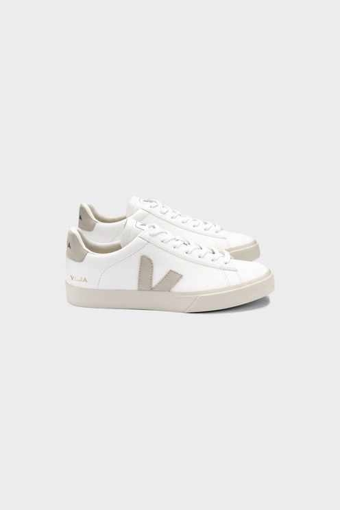 veja net sustain campo leather and vegan suede sneakers