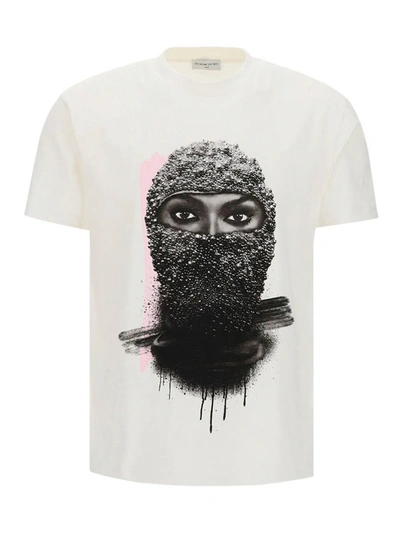 Shop Ih Nom Uh Nit Mask On T-shirt In Black