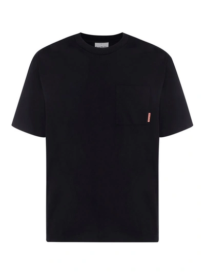 Shop Acne Studios Patch Pocket T-shirt In Black