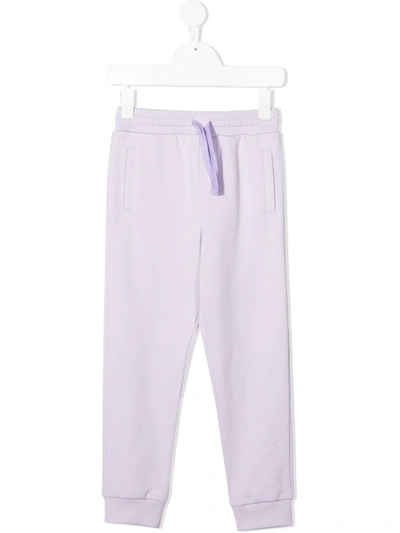 Shop Dolce & Gabbana Classic Track Pants In Purple