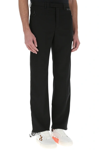 Shop Off-white Stretch Polyester Blend Pant Nd Off White Uomo 48
