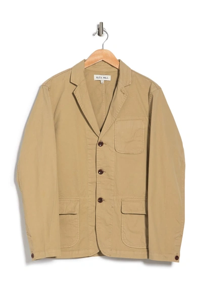 Shop Alex Mill Mill Twill Blazer Jacket In Vintage Khaki
