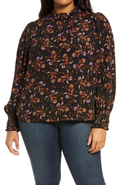 Shop Sanctuary Women's Be Bold High Neck Top In Micro Paisley