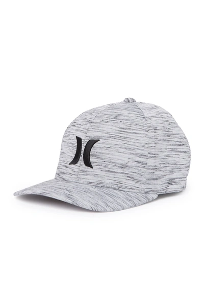 Shop Hurley Icon Texture Baseball Cap In Wolf Grey
