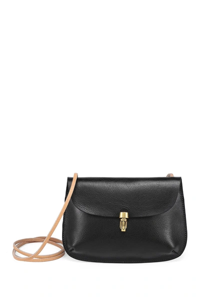 Old Trend Ada Leather Crossbody Bag In Black